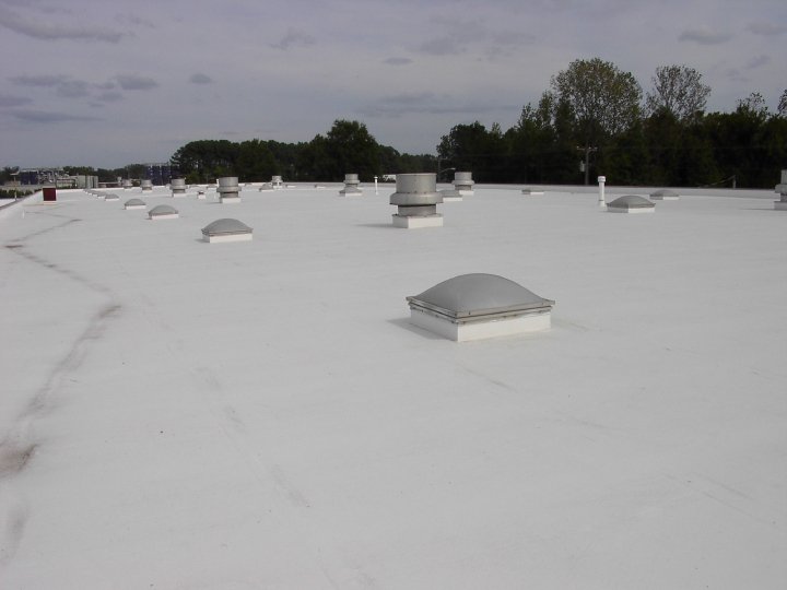 Top of Commercial Roof